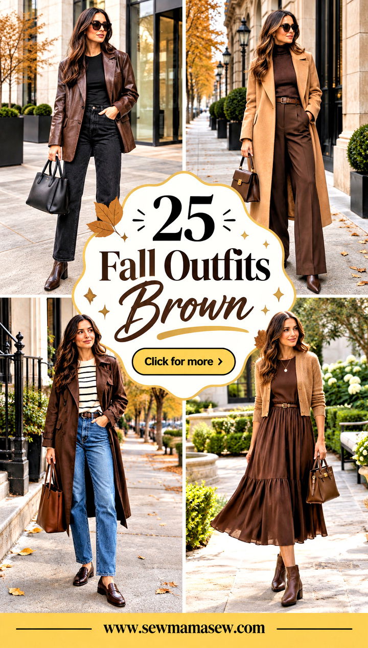 25 Fall Outfits Brown Rich Cozy Looks for Everyday Style - 25 Fall Outfits Brown: Rich, Cozy Looks for Everyday Style