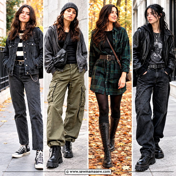 25 Fall Outfits Grunge: Edgy Layers for Cool Autumn Days