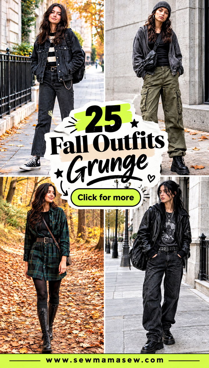 25 Fall Outfits Grunge Edgy Layers for Cool Autumn Days - 25 Fall Outfits Grunge: Edgy Layers for Cool Autumn Days