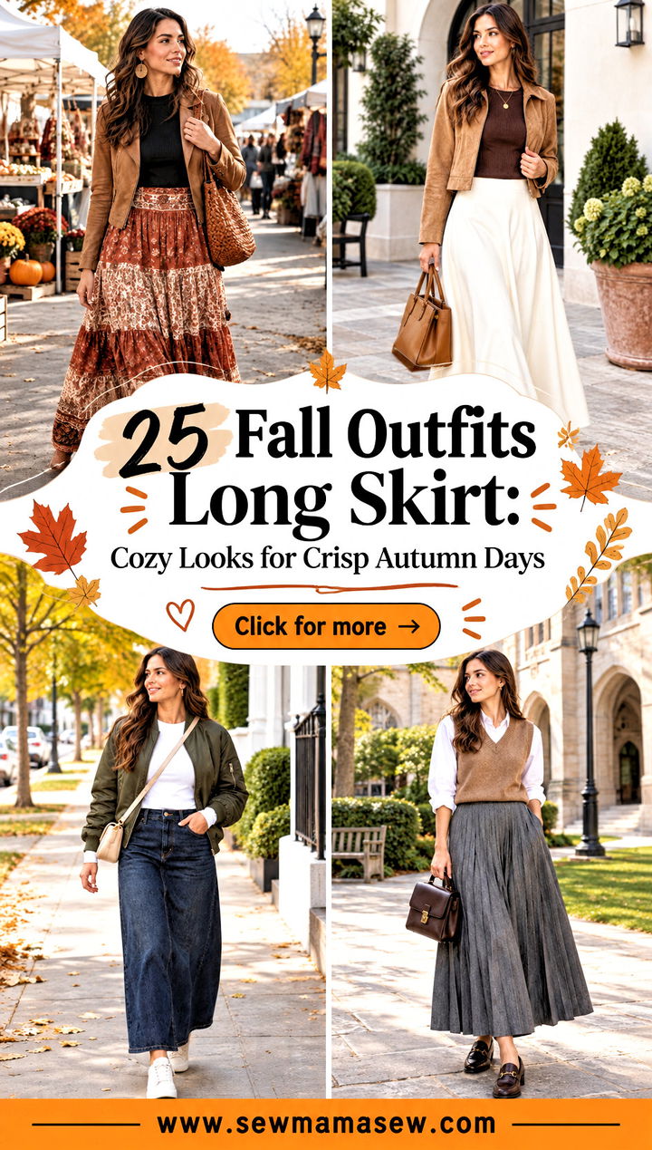 25 Fall Outfits Long Skirt Cozy Looks for Crisp Autumn Days - 25 Fall Outfits Long Skirt: Cozy Looks for Crisp Autumn Days