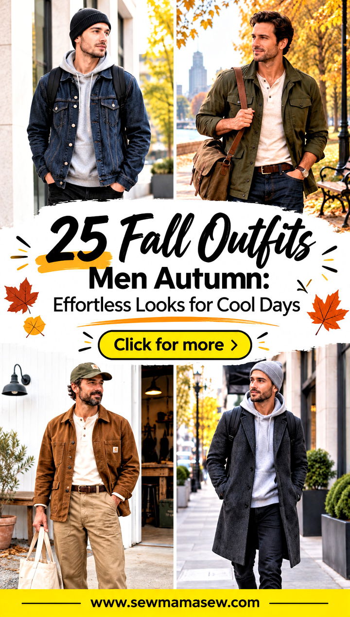 25 Fall Outfits Men Autumn Effortless Looks for Cool Days - 25 Fall Outfits Men Autumn: Effortless Looks for Cool Days