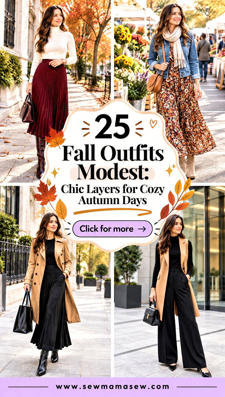 25 Fall Outfits Modest Chic Layers for Cozy Autumn Days - 25 Fall Outfits Modest: Chic Layers for Cozy Autumn Days