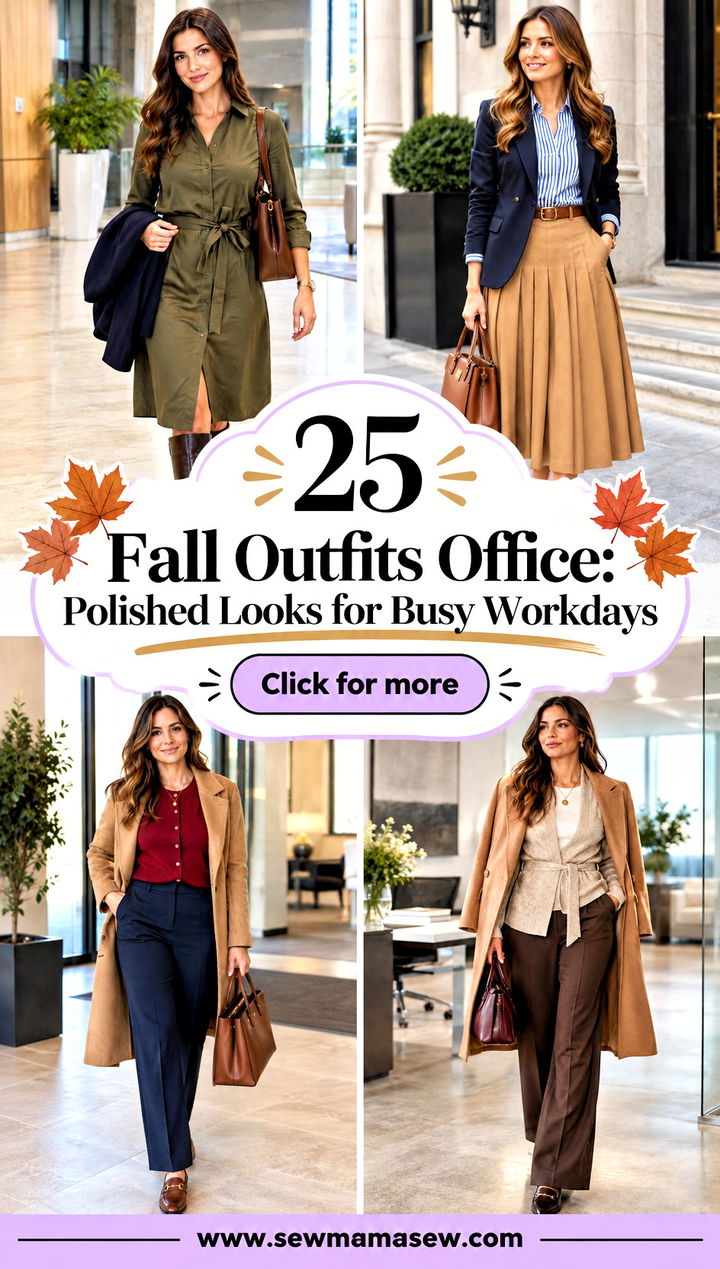 25 Fall Outfits Office Polished Looks for Busy Workdays - 25 Fall Outfits Office: Polished Looks for Busy Workdays