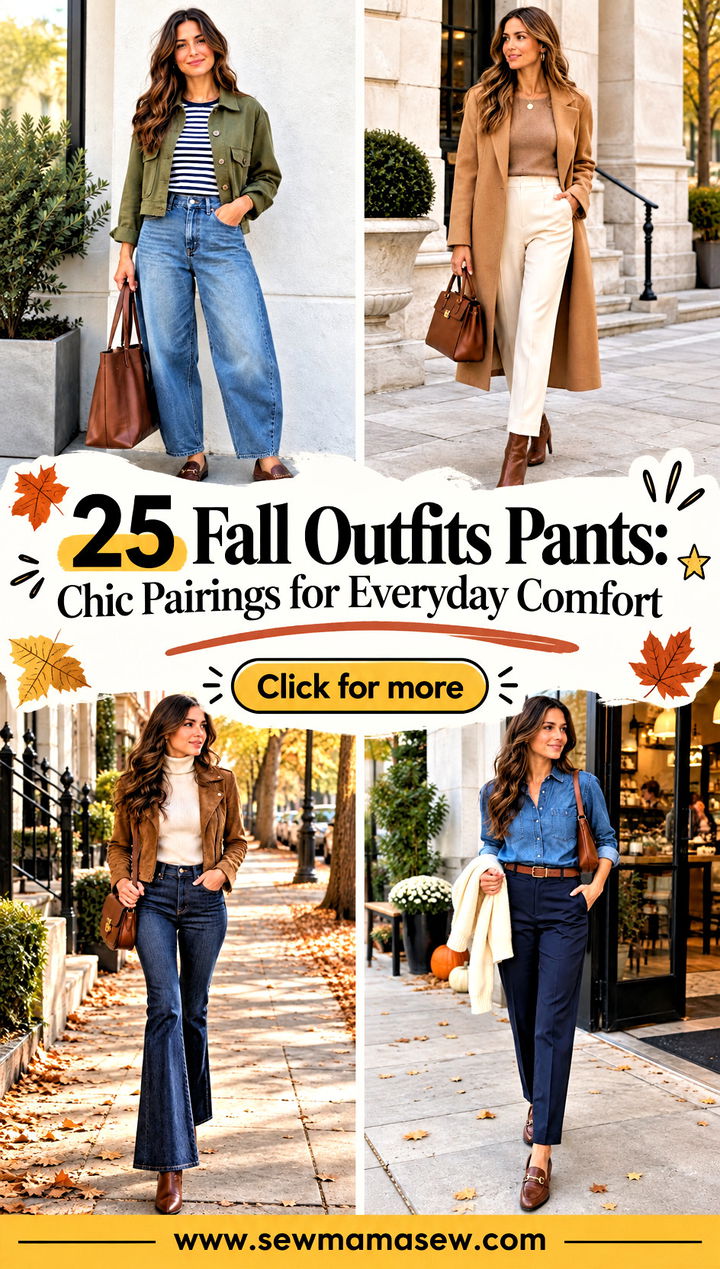 25 Fall Outfits Pants Chic Pairings for Everyday Comfort - 25 Fall Outfits Pants: Chic Pairings for Everyday Comfort