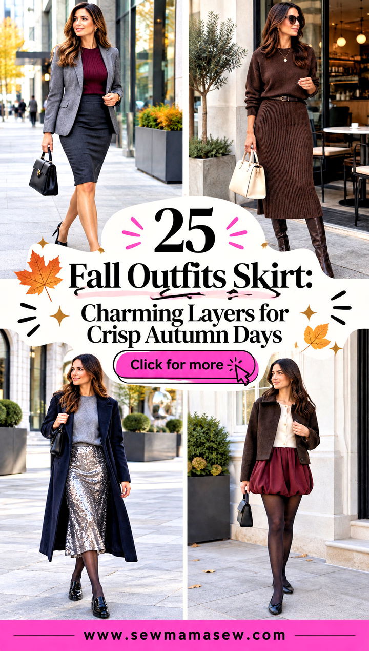 25 Fall Outfits Skirt Charming Layers for Crisp Autumn Days - 25 Fall Outfits Skirt: Charming Layers for Crisp Autumn Days