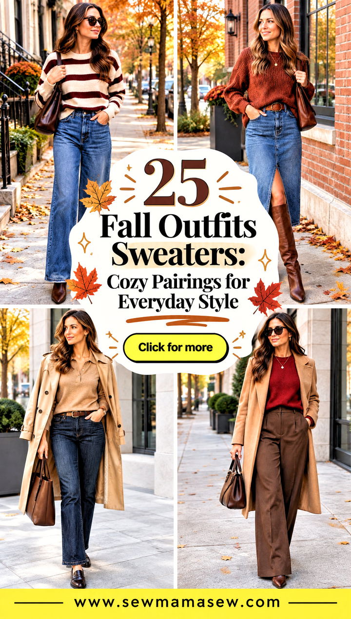 25 Fall Outfits Sweaters Cozy Pairings for Everyday Style - 25 Fall Outfits Sweaters: Cozy Pairings for Everyday Style