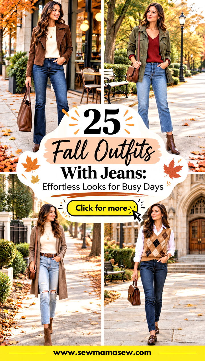 25 Fall Outfits With Jeans Effortless Looks for Busy Days - 25 Fall Outfits With Jeans: Effortless Looks for Busy Days