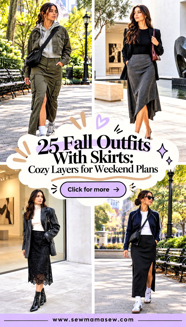 25 Fall Outfits With Skirts Cozy Layers for Weekend Plans - 25 Fall Outfits With Skirts: Cozy Layers for Weekend Plans