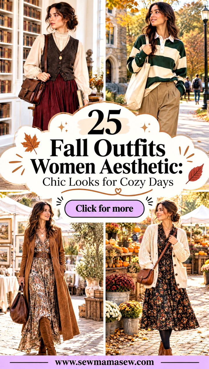 25 Fall Outfits Women Aesthetic Chic Looks for Cozy Days - 25 Fall Outfits Women Aesthetic: Chic Looks for Cozy Days