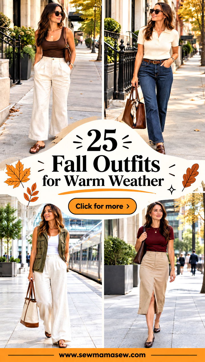 25 Fall Outfits for Warm Weather Fresh Looks Without Bulk - 25 Fall Outfits for Warm Weather: Fresh Looks Without Bulk