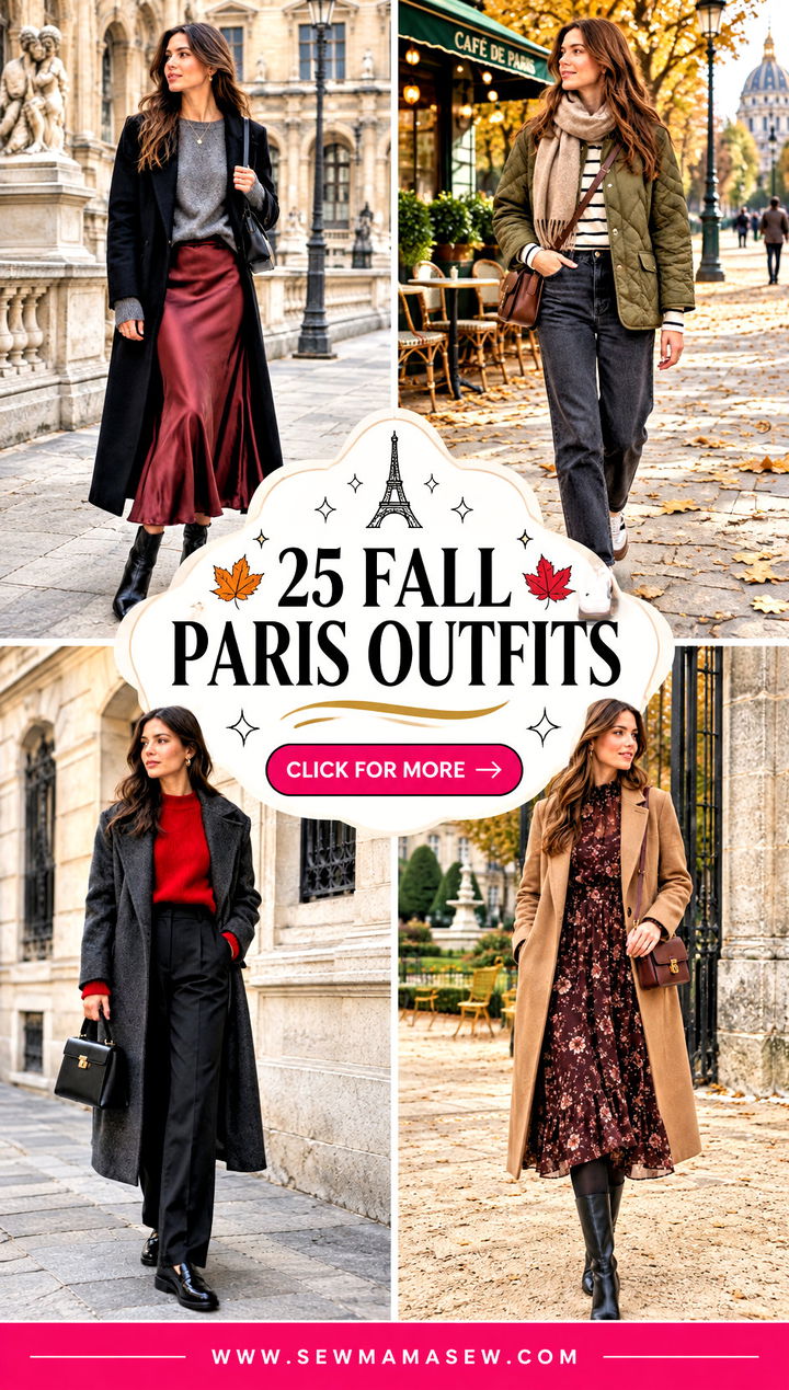 25 Fall Paris Outfits for Effortlessly Chic City Adventures - 25 Fall Paris Outfits for Effortlessly Chic City Adventures