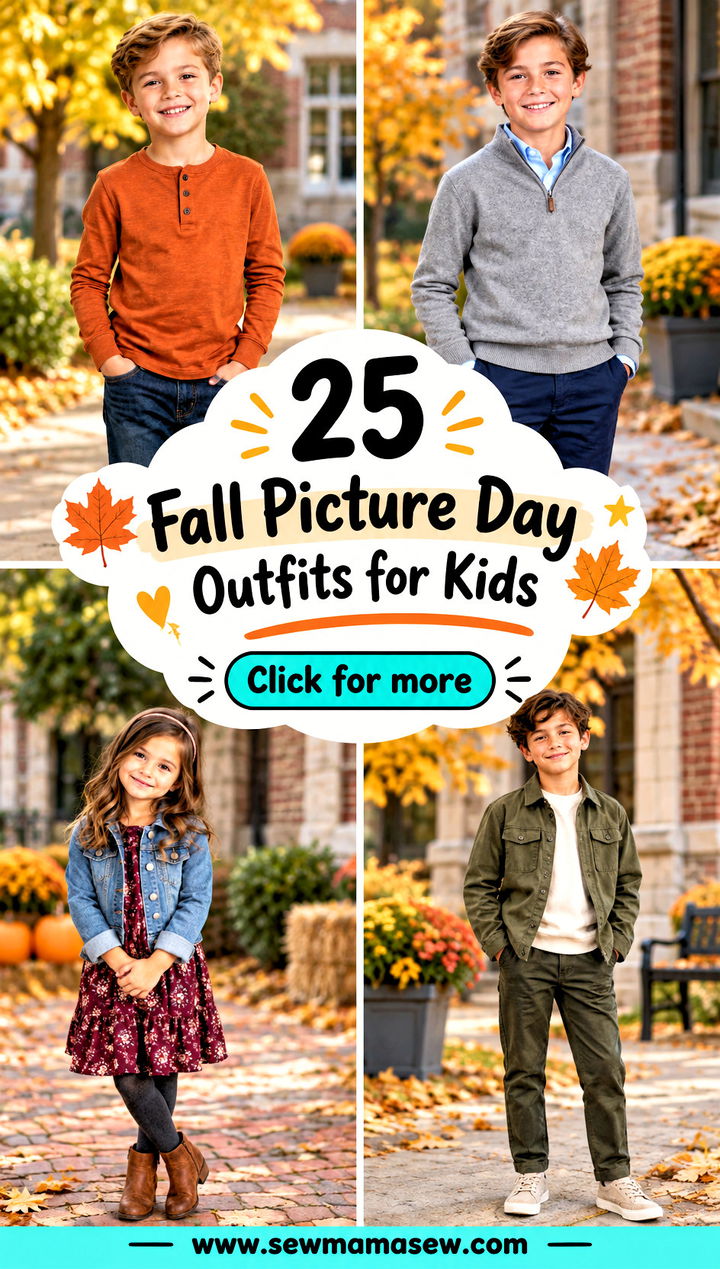 25 Fall Picture Day Outfits for Kids Cute School Looks - 25 Fall Picture Day Outfits for Kids: Cute School Looks