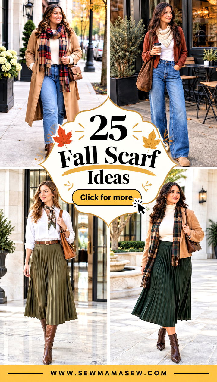 25 Fall Scarf Ideas for Cozy Layers and Fresh Autumn Style - 25 Fall Scarf Ideas for Cozy Layers and Fresh Autumn Style