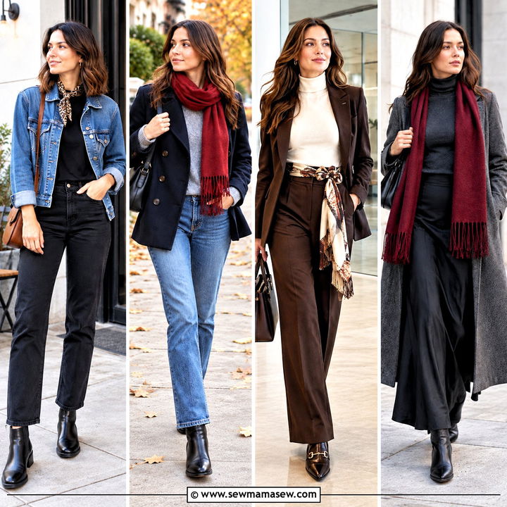 25 Fall Scarf Outfit Ideas for Cozy, Effortless Everyday Style
