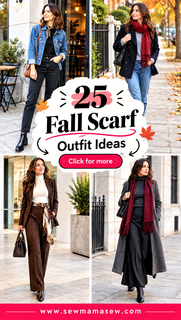 25 Fall Scarf Outfit Ideas for Cozy Effortless Everyday Style - 25 Fall Scarf Outfit Ideas for Cozy, Effortless Everyday Style