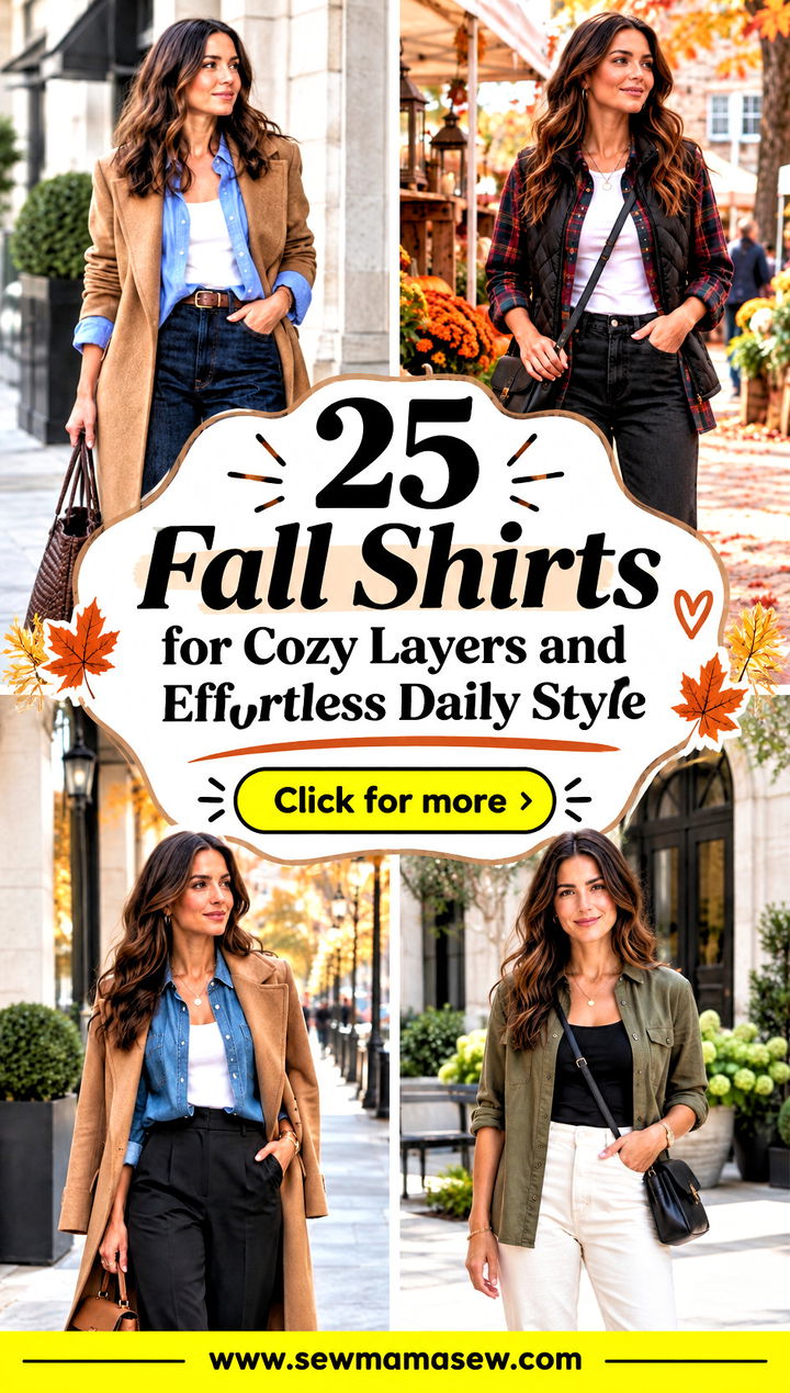 25 Fall Shirts for Cozy Layers and Effortless Daily Style - 25 Fall Shirts for Cozy Layers and Effortless Daily Style