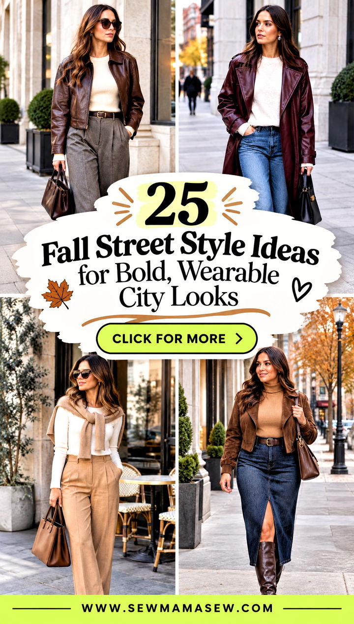 25 Fall Street Style Ideas for Bold Wearable City Looks - 25 Fall Street Style Ideas for Bold, Wearable City Looks