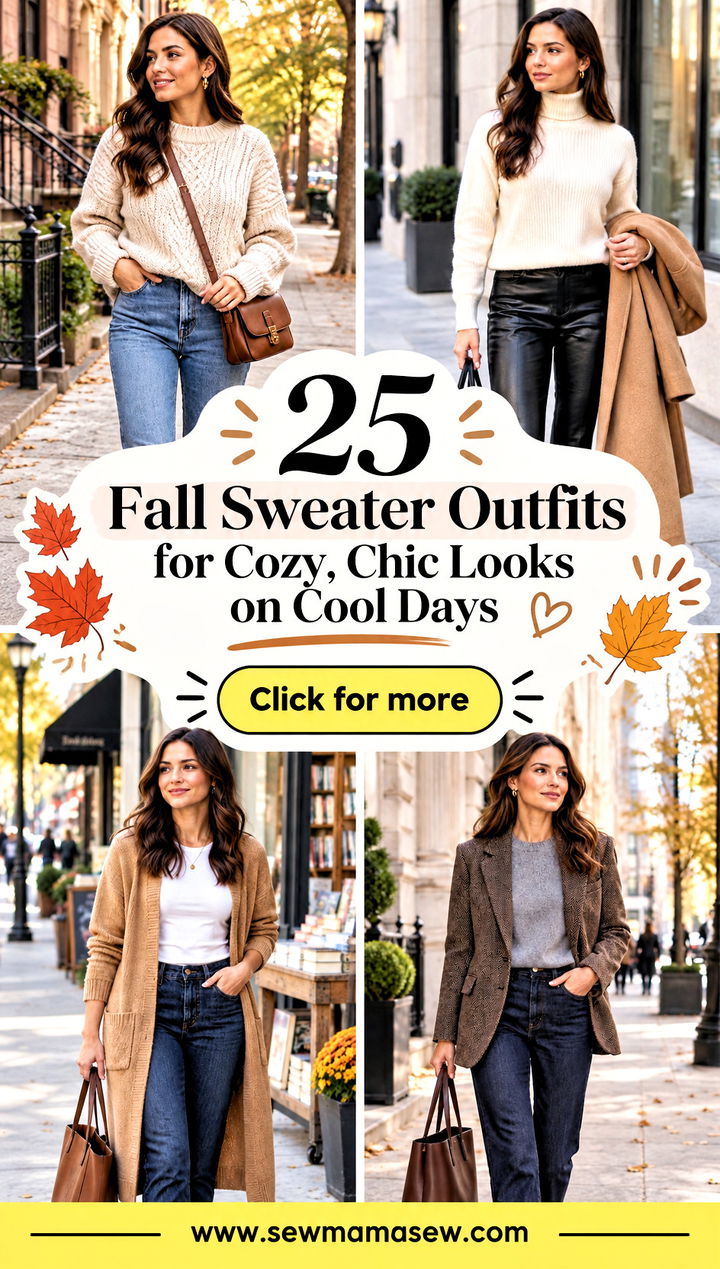 25 Fall Sweater Outfits for Cozy Chic Looks on Cool Days - 25 Fall Sweater Outfits for Cozy, Chic Looks on Cool Days