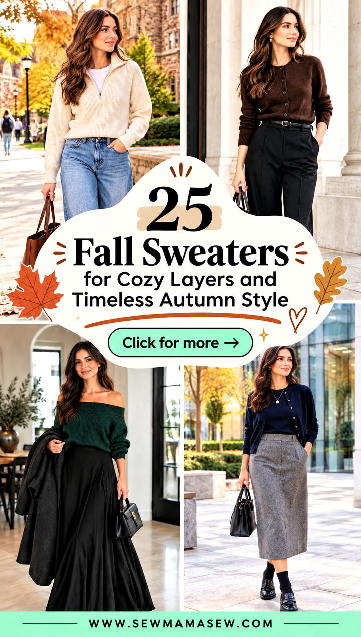 25 Fall Sweaters for Cozy Layers and Timeless Autumn Style - 25 Fall Sweaters for Cozy Layers and Timeless Autumn Style