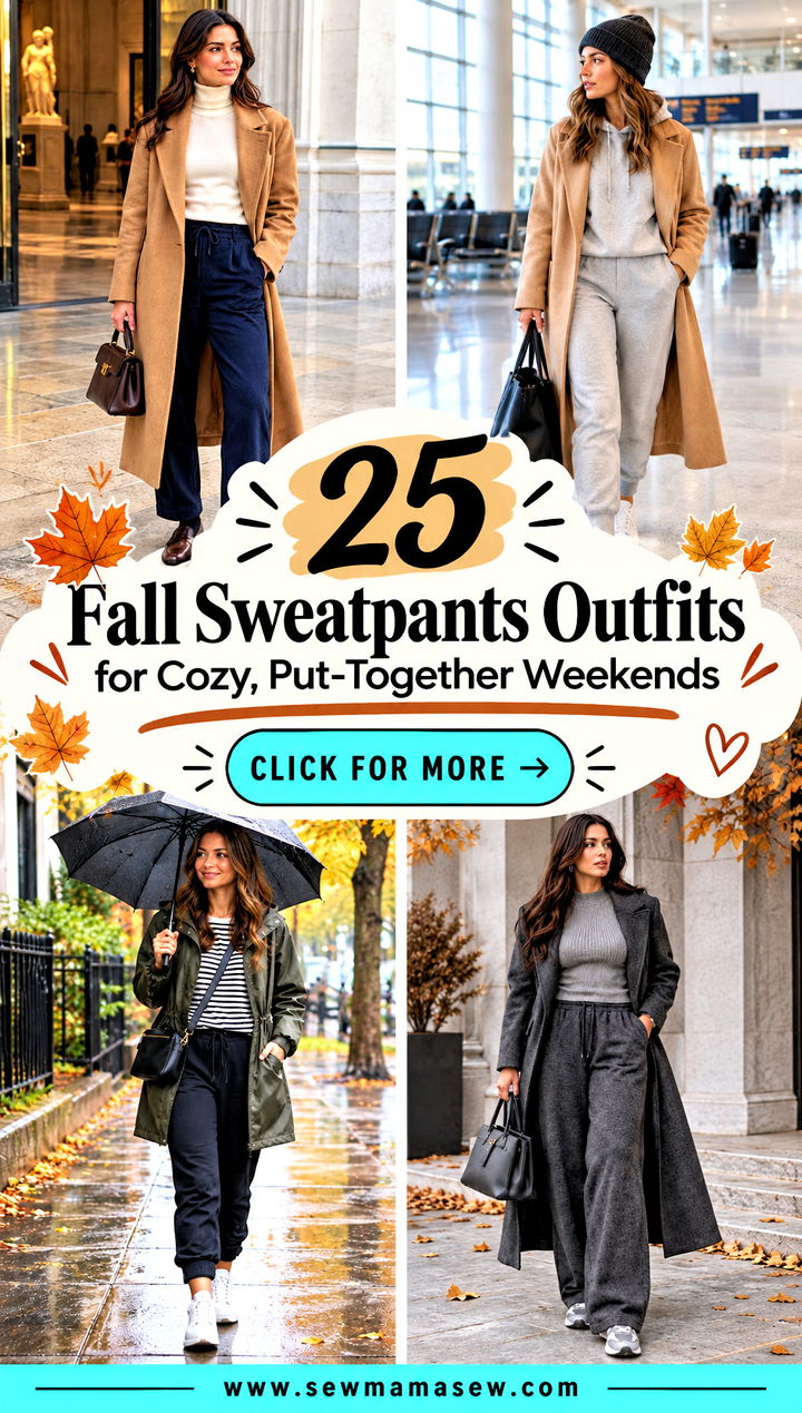 25 Fall Sweatpants Outfits for Cozy Put-Together Weekends - 25 Fall Sweatpants Outfits for Cozy, Put-Together Weekends