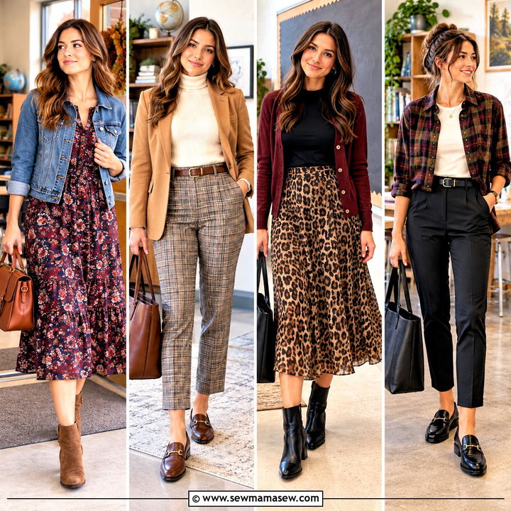 25 Fall Teacher Outfits for Comfy, Classroom-Ready Style