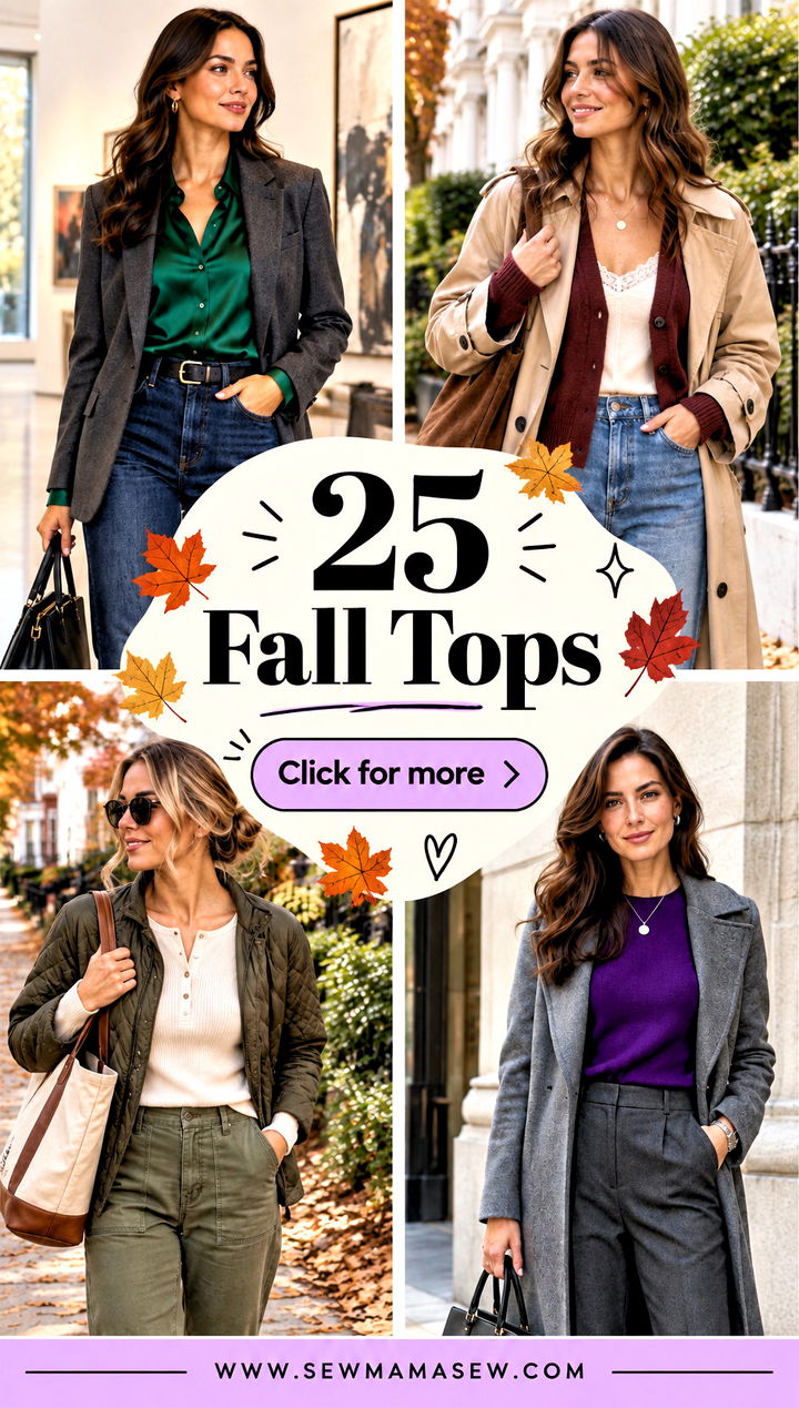 25 Fall Tops for Effortlessly Chic Layered Everyday Looks - 25 Fall Tops for Effortlessly Chic Layered Everyday Looks
