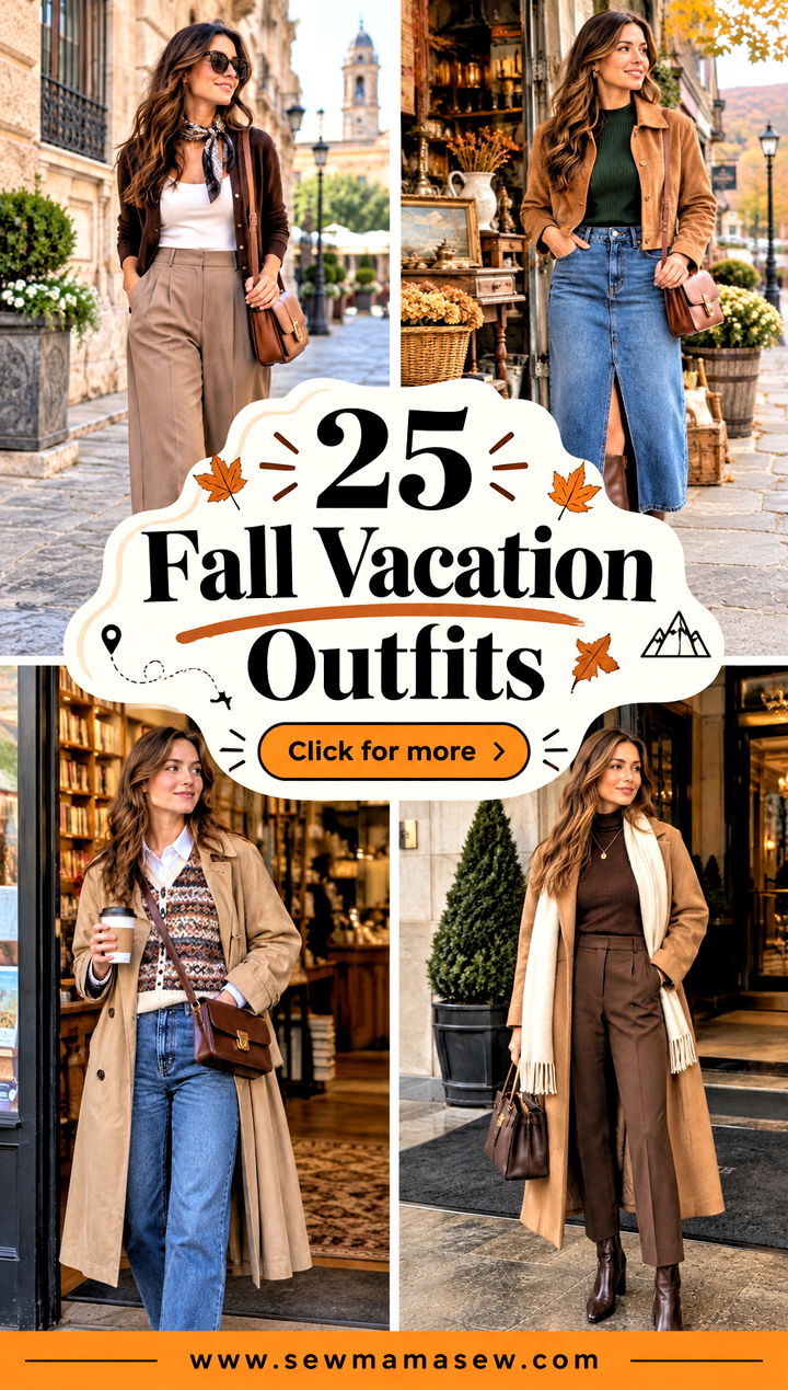 25 Fall Vacation Outfits for Chic and Cozy Autumn Escapes - 25 Fall Vacation Outfits for Chic and Cozy Autumn Escapes