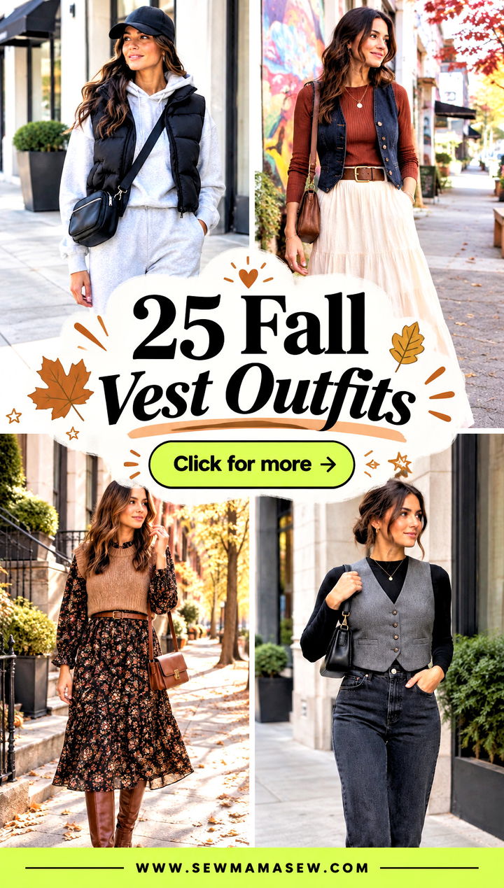 25 Fall Vest Outfits for Effortlessly Cozy Weekend Style - 25 Fall Vest Outfits for Effortlessly Cozy Weekend Style