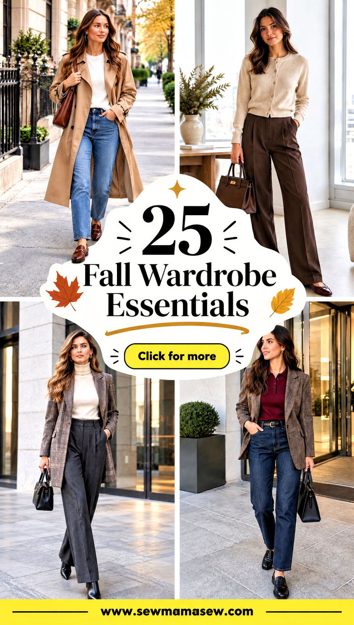 25 Fall Wardrobe Essentials for Easy Chic Daily Dressing - 25 Fall Wardrobe Essentials for Easy, Chic Daily Dressing