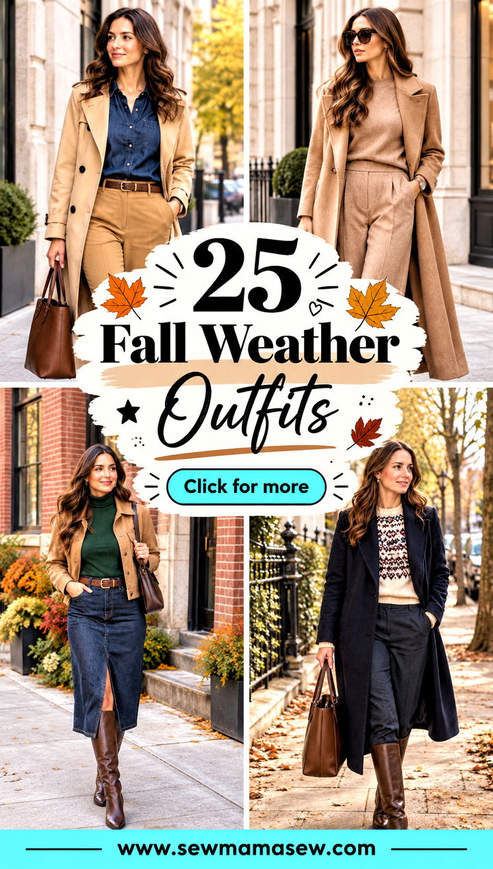 25 Fall Weather Outfits for Cozy Style on Changeable Days - 25 Fall Weather Outfits for Cozy Style on Changeable Days