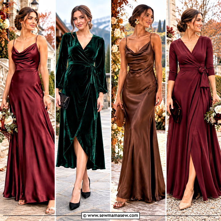25 Fall Wedding Bridesmaid Dresses for a Dreamy Ceremony