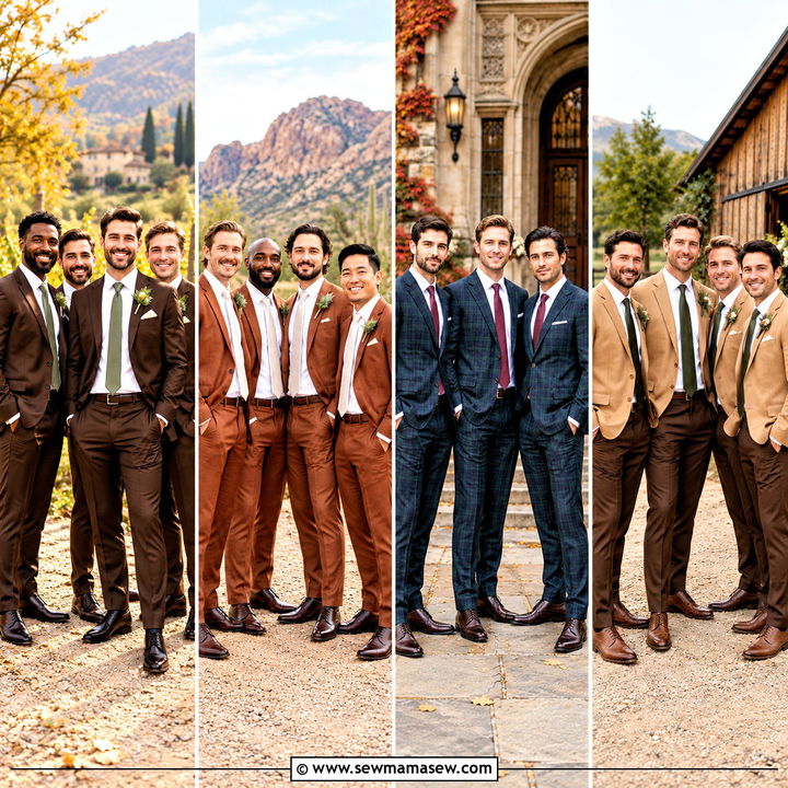 25 Fall Wedding Groomsmen Attire Ideas for a Polished Party