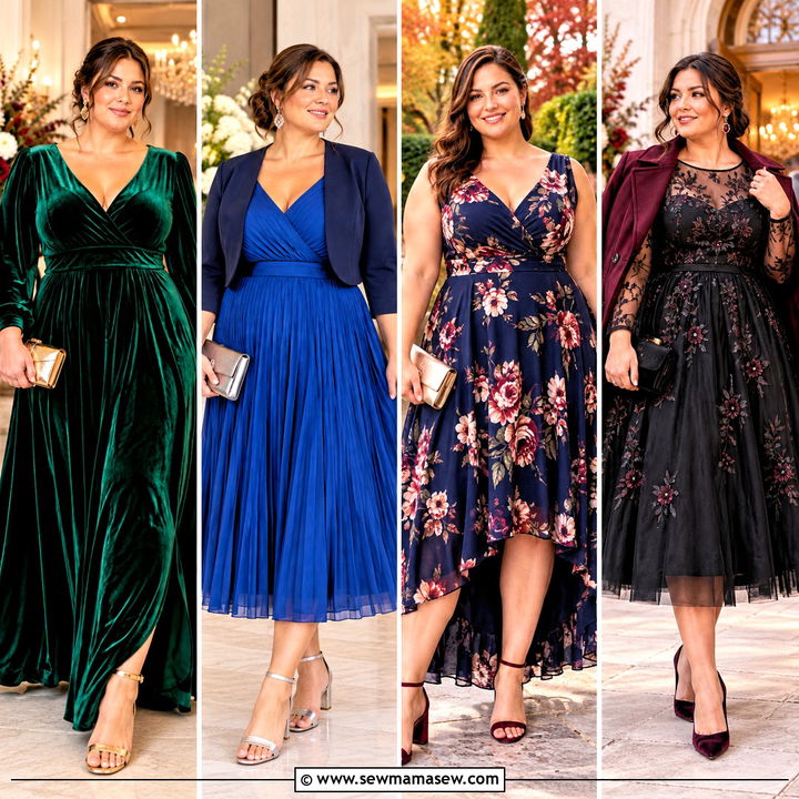 25 Fall Wedding Guest Dress Ideas for Plus Size: Chic Picks
