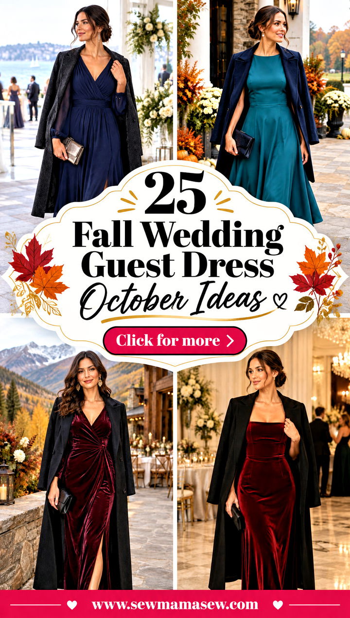 25 Fall Wedding Guest Dress October Ideas for Chic Guests - 25 Fall Wedding Guest Dress October Ideas for Chic Guests