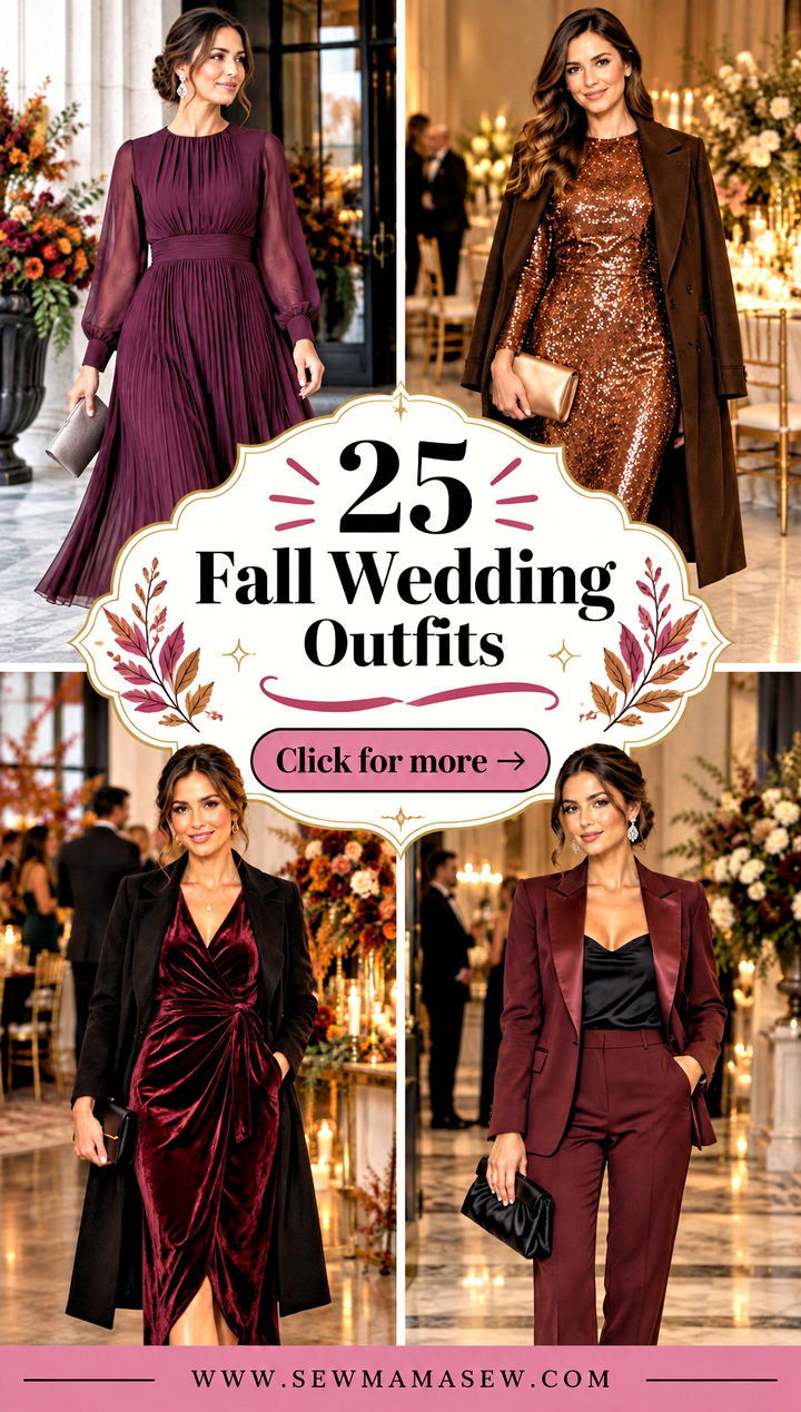 25 Fall Wedding Outfits for Elegant Cozy Ceremony Style - 25 Fall Wedding Outfits for Elegant, Cozy Ceremony Style