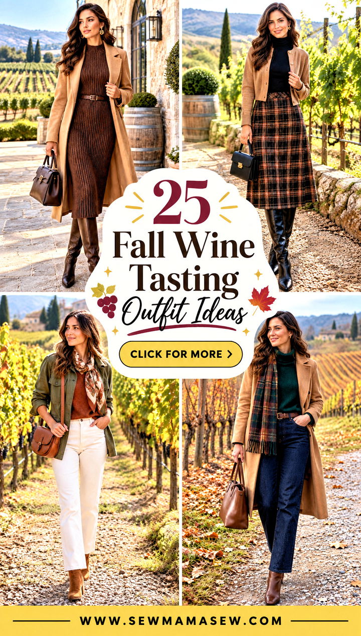 25 Fall Wine Tasting Outfit Ideas for Chic Vineyard Visits - 25 Fall Wine Tasting Outfit Ideas for Chic Vineyard Visits