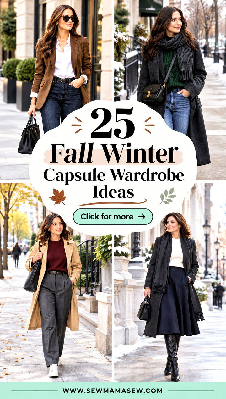 25 Fall Winter Capsule Wardrobe Ideas for Effortless Style - 25 Fall Winter Capsule Wardrobe Ideas for Effortless Style