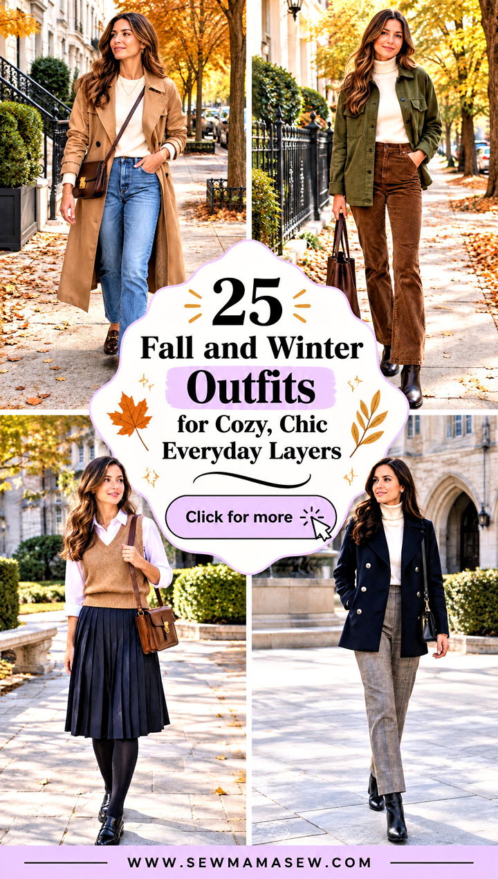 25 Fall and Winter Outfits for Cozy Chic Everyday Layers - 25 Fall and Winter Outfits for Cozy, Chic Everyday Layers
