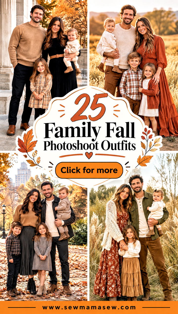 25 Family Fall Photoshoot Outfits for Warm Memorable Photos - 25 Family Fall Photoshoot Outfits for Warm, Memorable Photos
