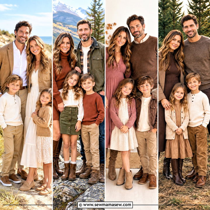 25 Family Fall Pictures Outfits for Cozy Coordinated Looks