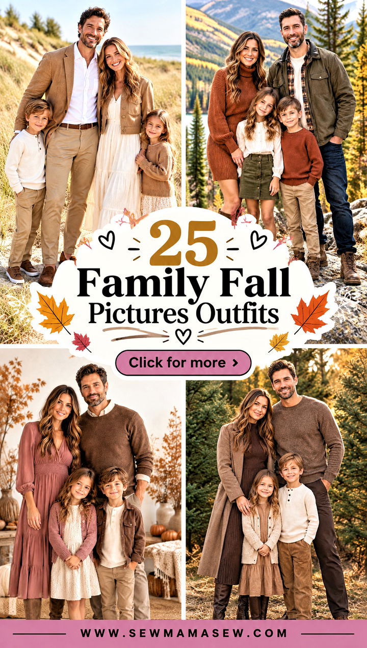 25 Family Fall Pictures Outfits for Cozy Coordinated Looks - 25 Family Fall Pictures Outfits for Cozy, Coordinated Looks