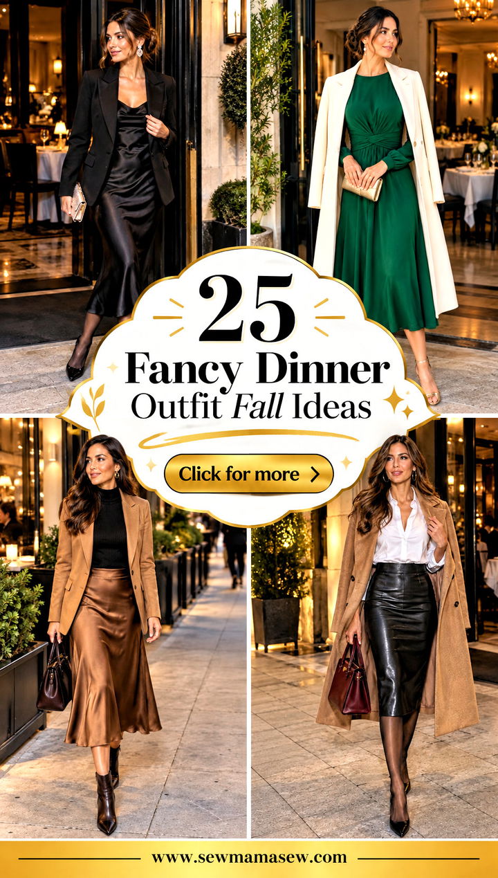 25 Fancy Dinner Outfit Fall Ideas for Elegant Date Nights - 25 Fancy Dinner Outfit Fall Ideas for Elegant Date Nights