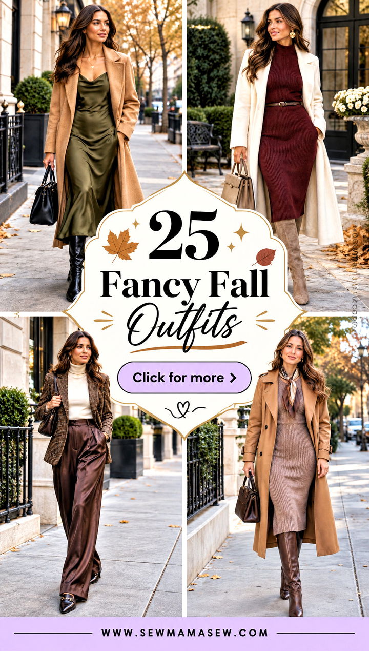 25 Fancy Fall Outfits for Elegant Evenings and Special Plans - 25 Fancy Fall Outfits for Elegant Evenings and Special Plans