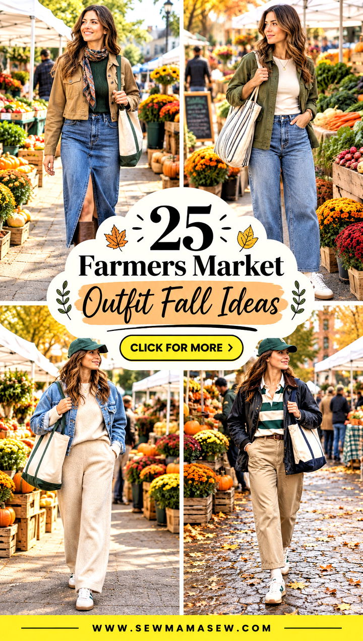 25 Farmers Market Outfit Fall Ideas for Cozy Weekend Style - 25 Farmers Market Outfit Fall Ideas for Cozy Weekend Style