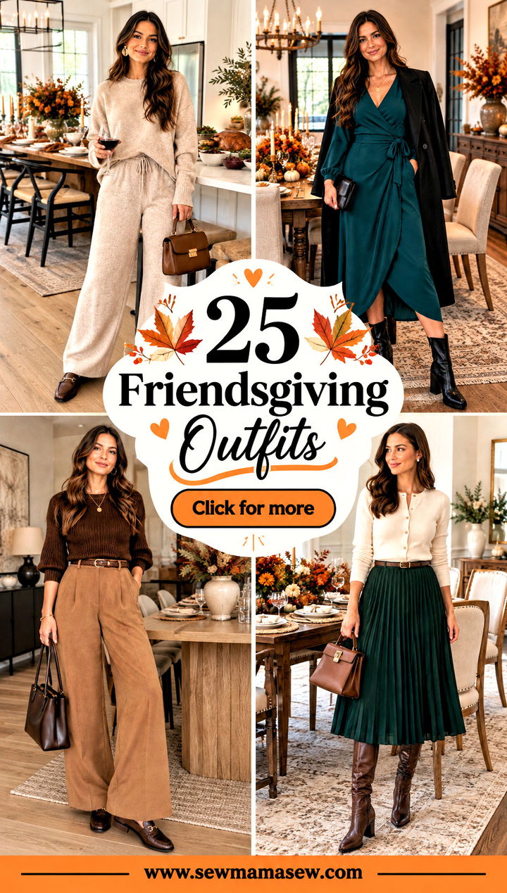 25 Friendsgiving Outfits for Cozy Chic Dinner Celebrations - 25 Friendsgiving Outfits for Cozy, Chic Dinner Celebrations