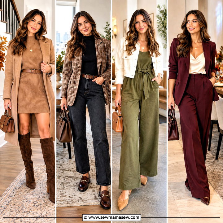 25 Friendsgiving Outfits for Women for a Cozy Dinner Party