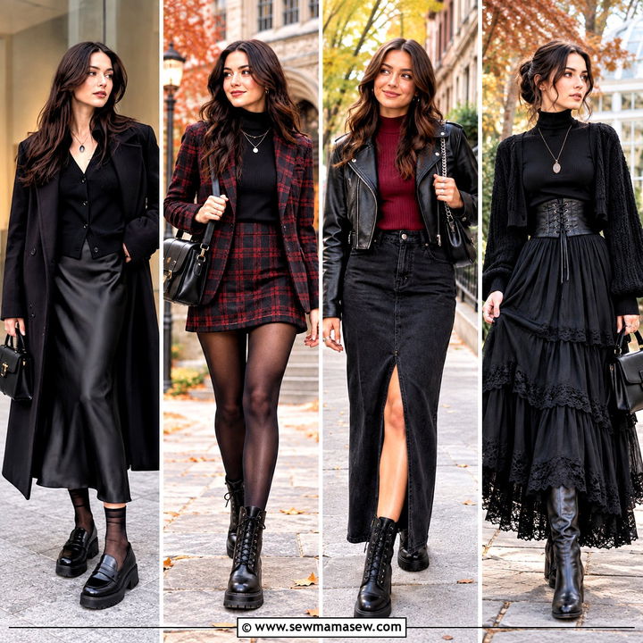 25 Goth Fall Outfits for a Dark Stylish Wardrobe Refresh