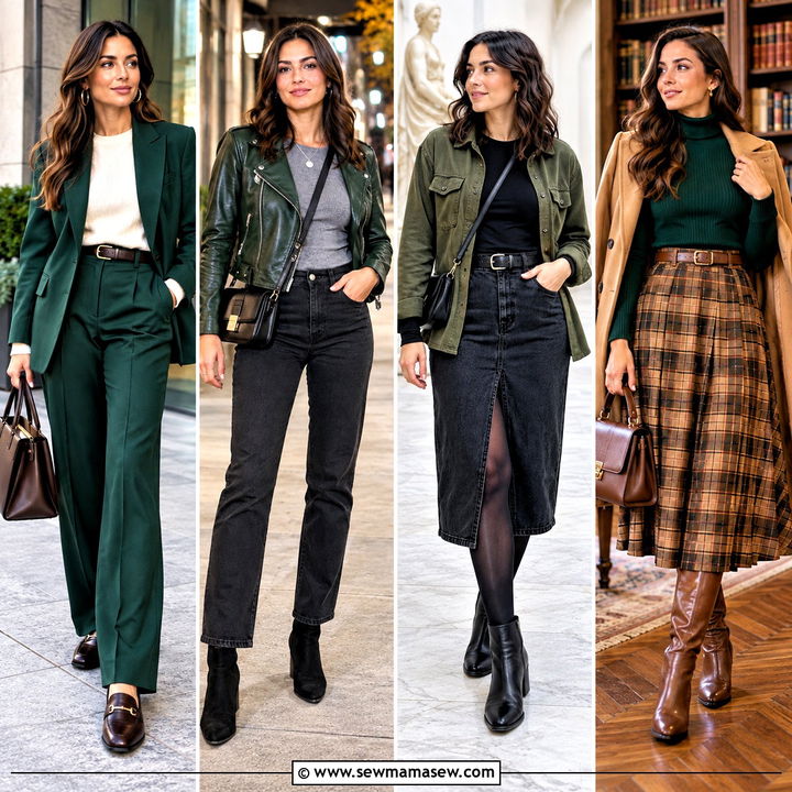25 Green Fall Outfit Ideas for a Fresh Cozy Style Refresh