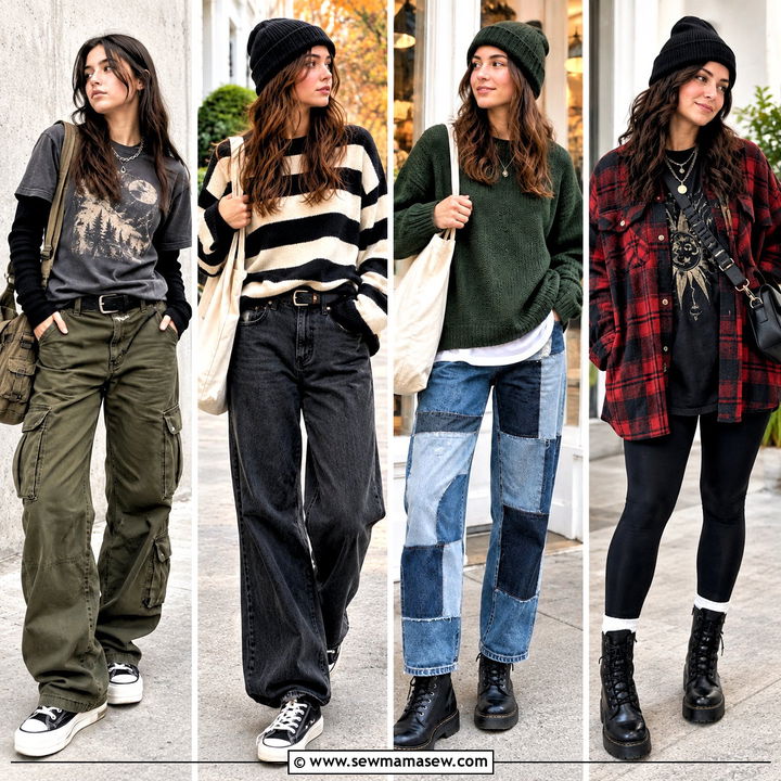 25 Grunge Fall Outfits for Effortless, Edgy Everyday Style