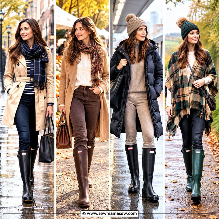25 Hunter Boots Outfit Fall Ideas for Chic Rainy-Day Looks